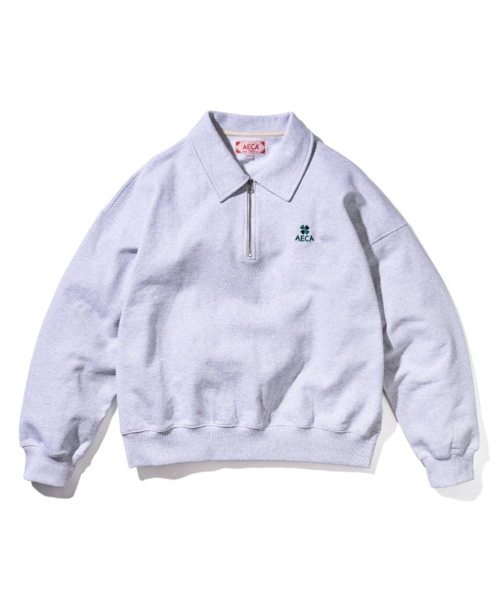 半拉鍊衛衣 EVERYDAY AECA CLOVER COLLAR SWEAT