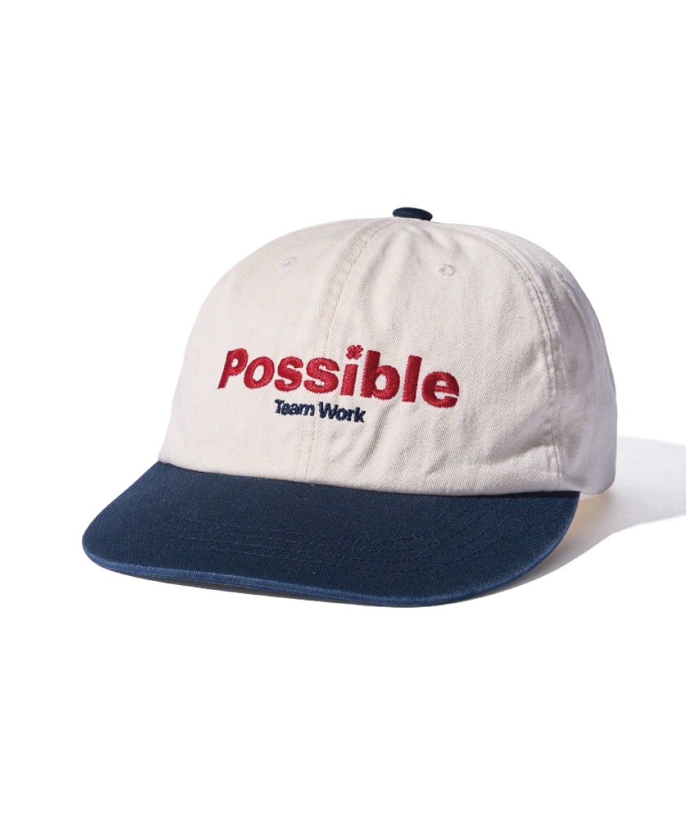 刺繡棒球帽 POSSIBLE FLAT BRIM CAP