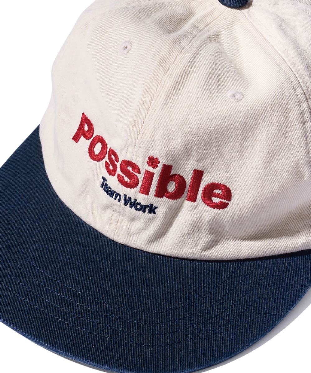 刺繡棒球帽 POSSIBLE FLAT BRIM CAP