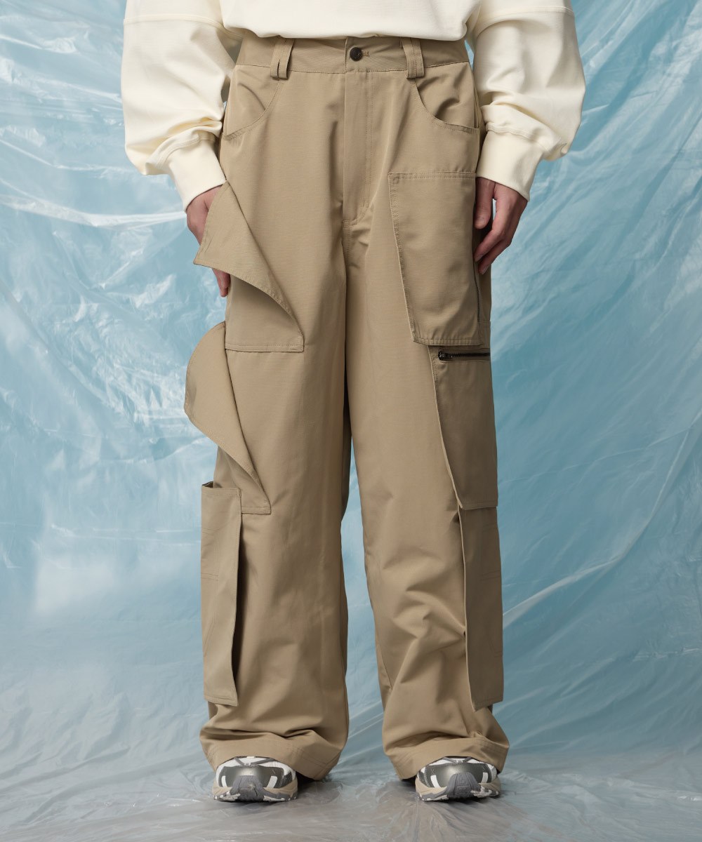 多口袋長褲 Multiple Baggy Pants