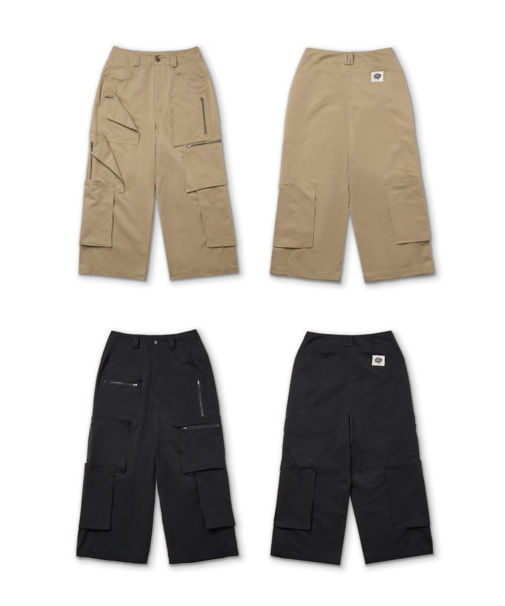 多口袋長褲 Multiple Baggy Pants