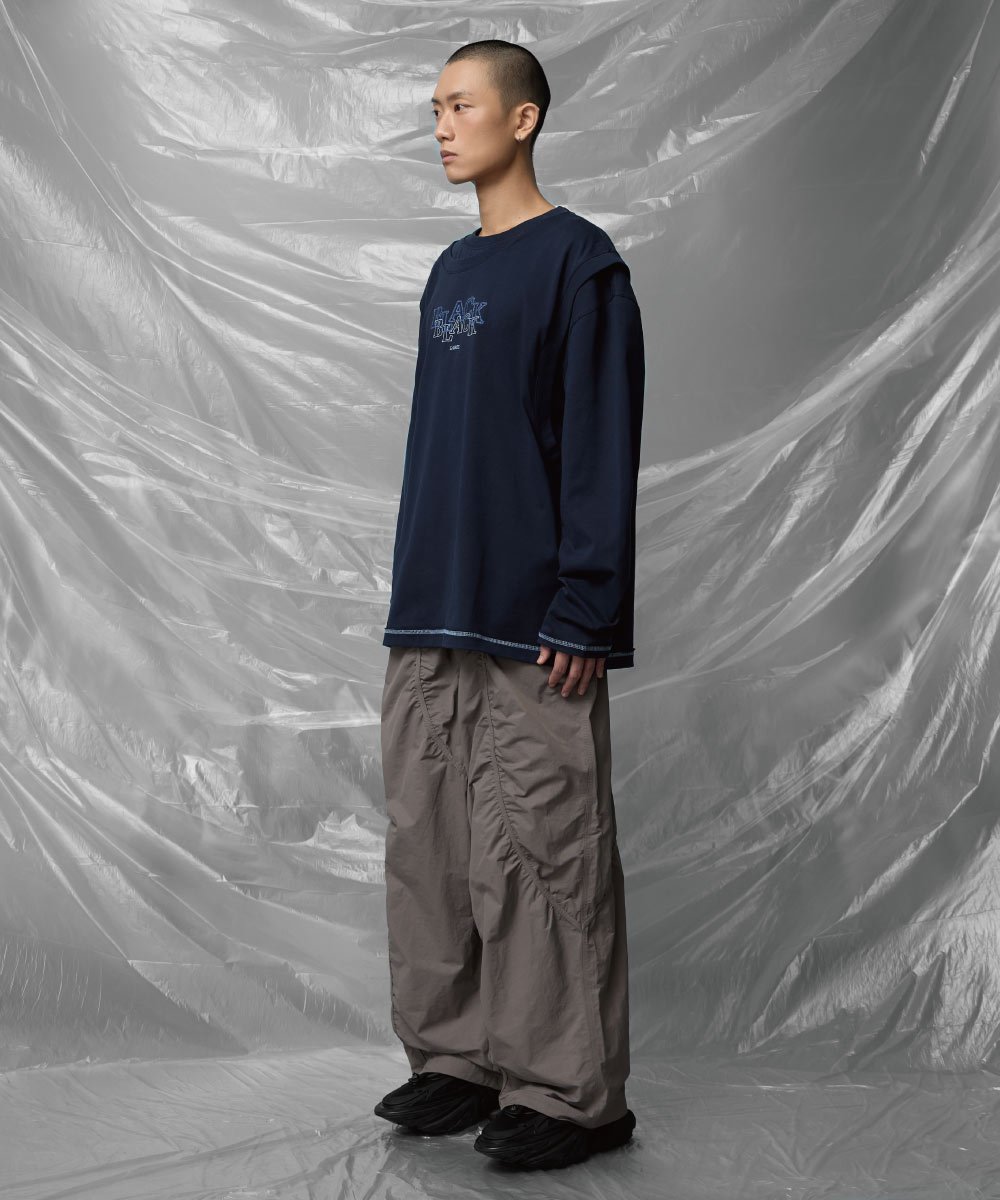 抓皺線條剪裁長褲 Pleats Pants