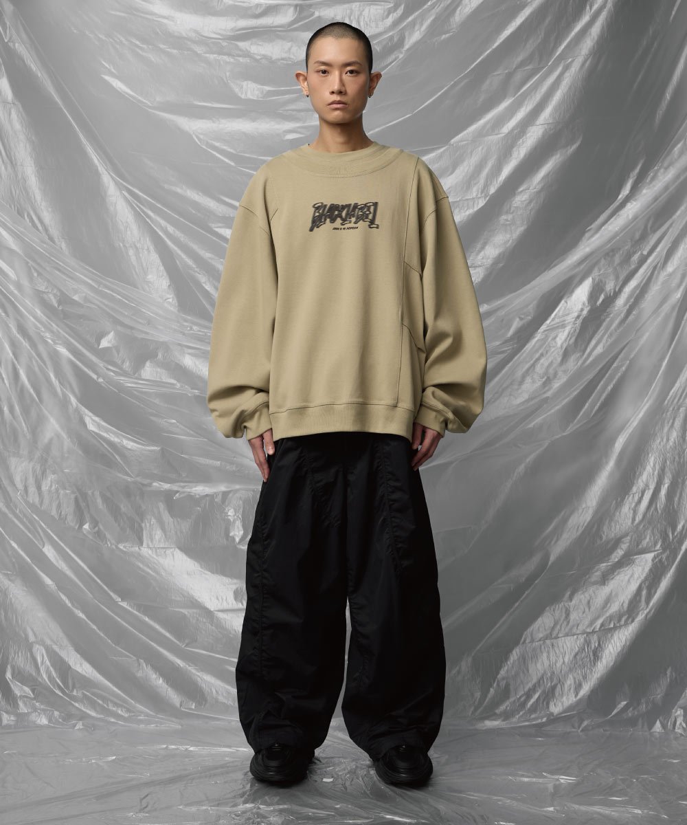 抓皺線條剪裁長褲 Pleats Pants