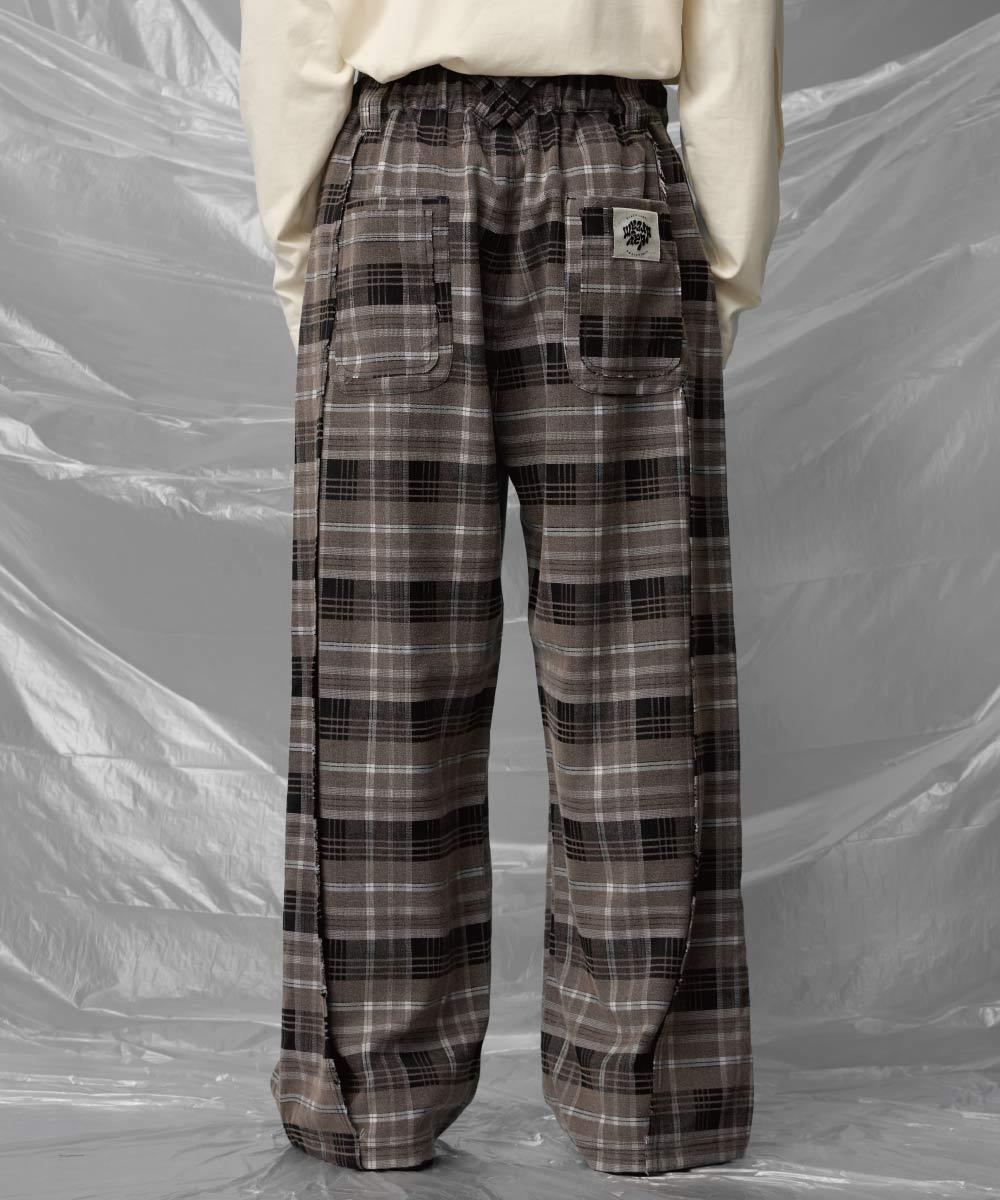 格紋剪裁長褲 Creepy Plaid Pants