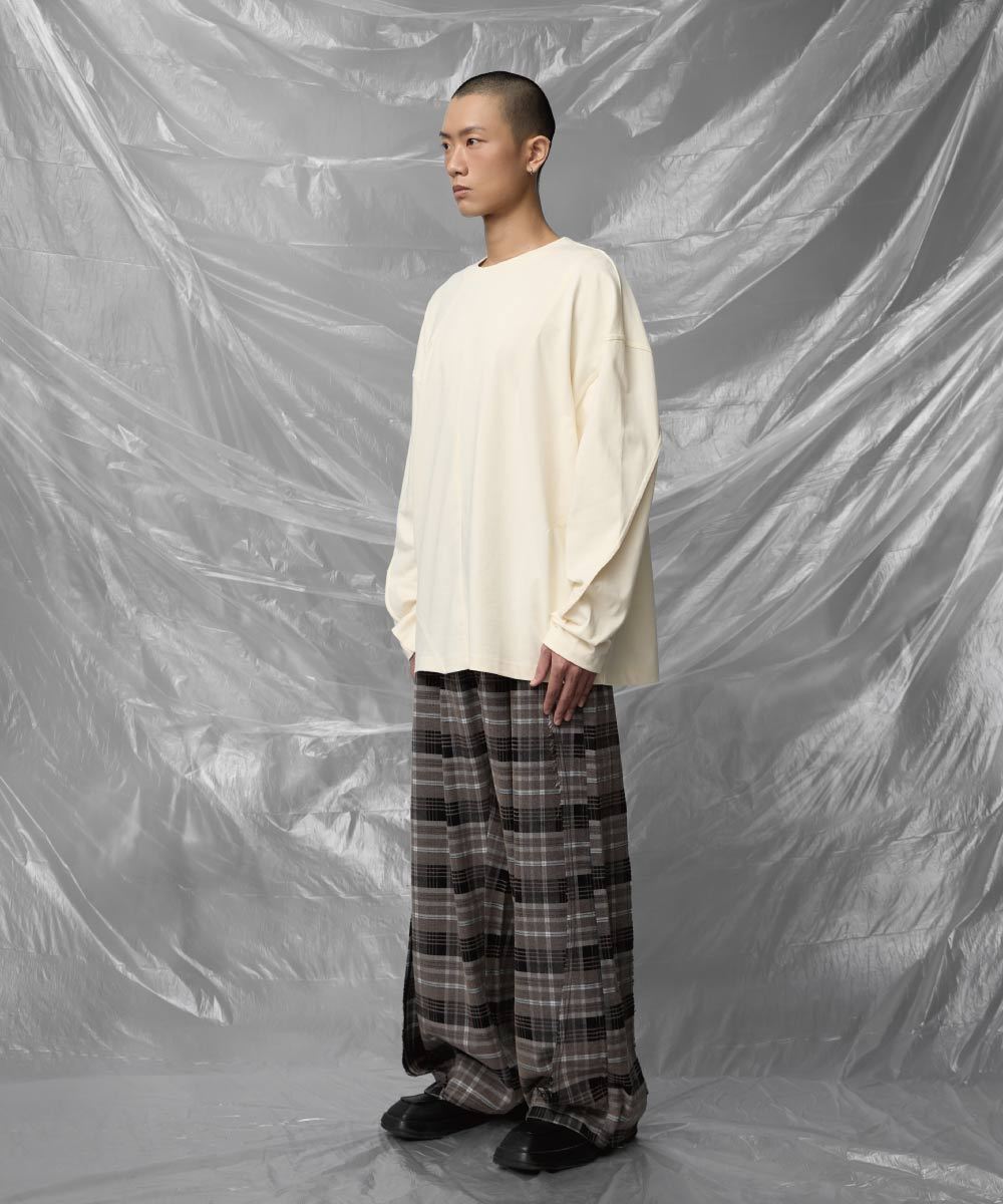 格紋剪裁長褲 Creepy Plaid Pants