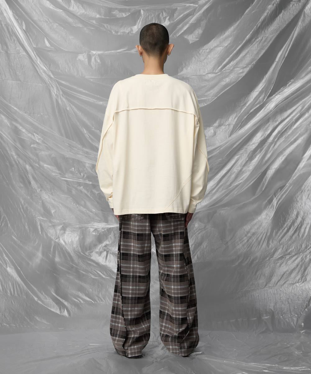 格紋剪裁長褲 Creepy Plaid Pants