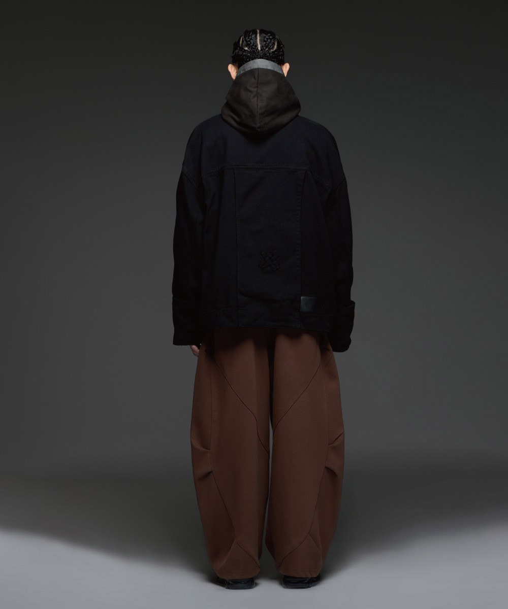 弧線棉長褲 Curved Wide Pants