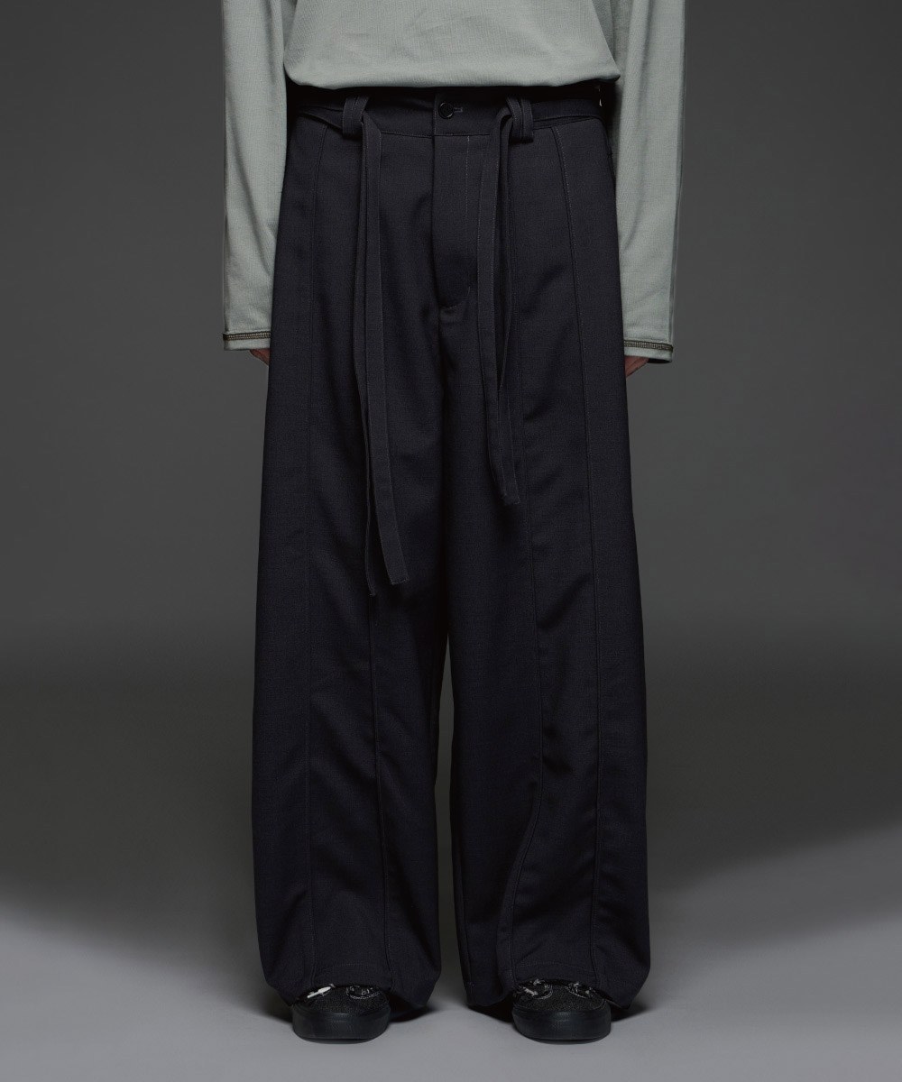 綁帶西裝長褲 Baggy Suit Pants