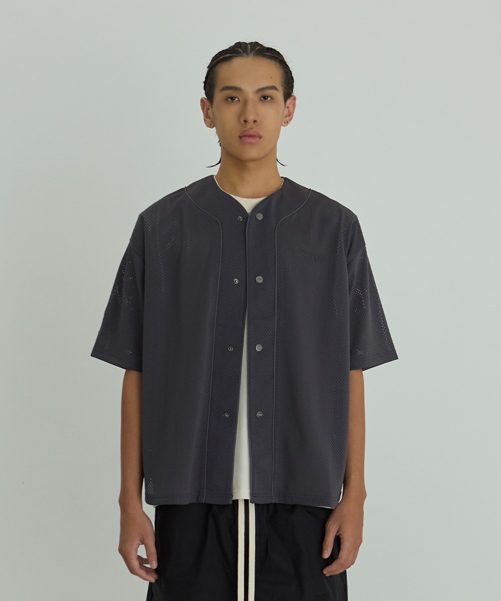 網眼棒球衫 Button-Up Jersey