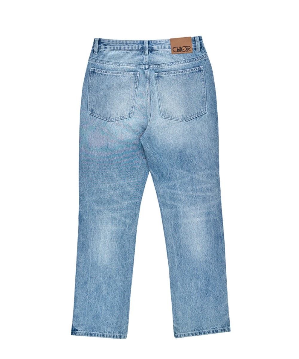 直筒牛仔褲 Retro Tunes Jeans