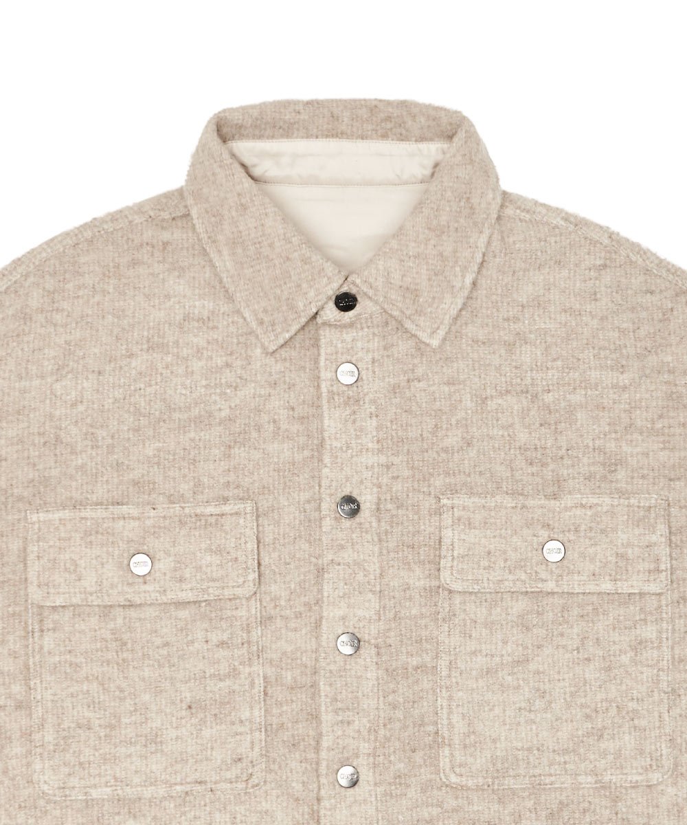 羊毛混織襯衫 Button-Up Wool Shirt