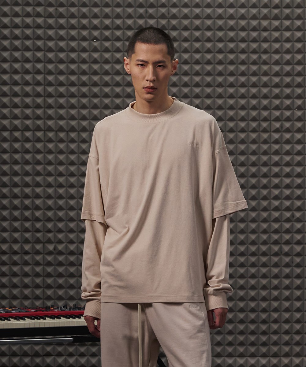 兩件式長袖 Layered Tee