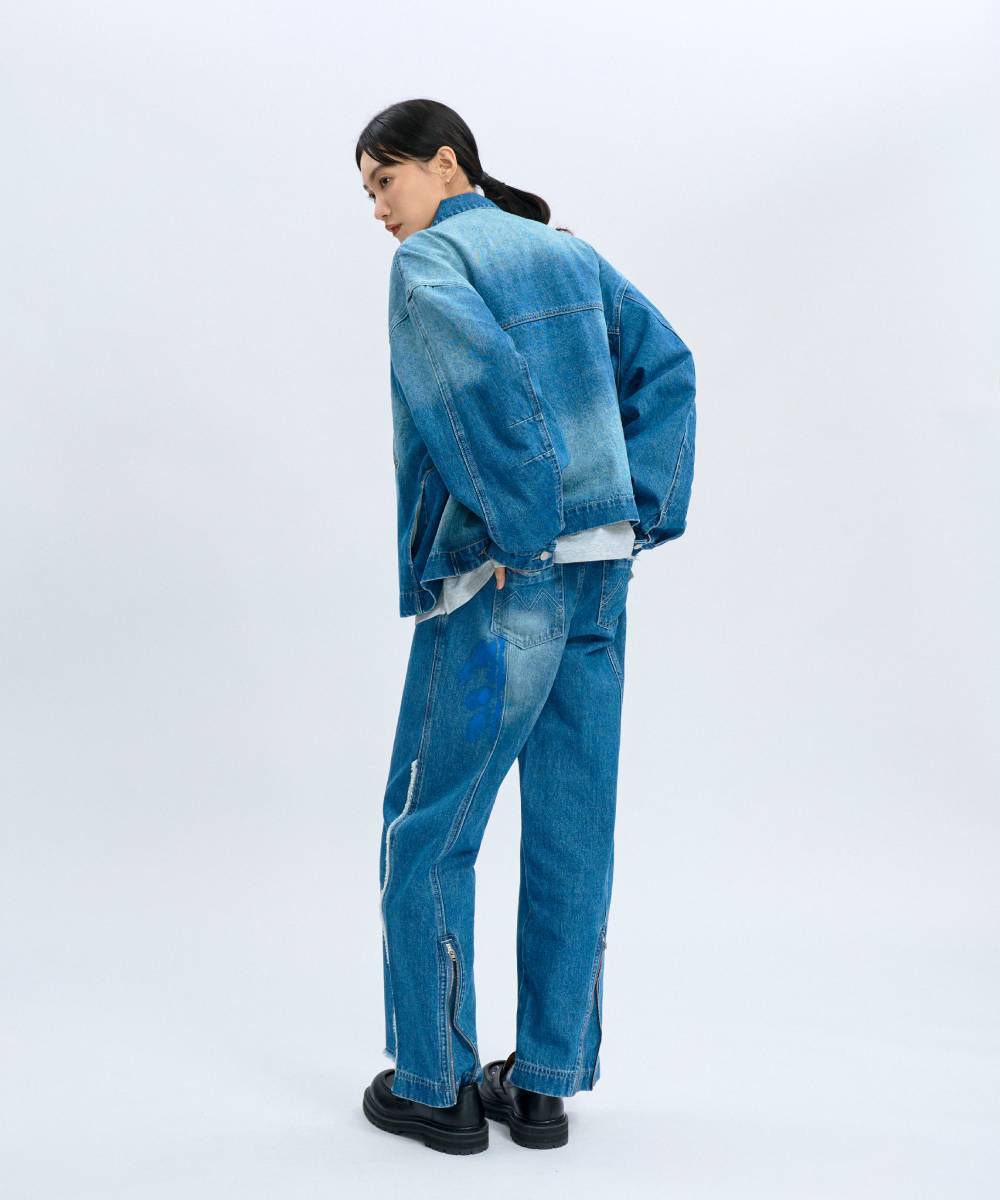 “Paid Time Off” Denim Jacket 丹寧外套