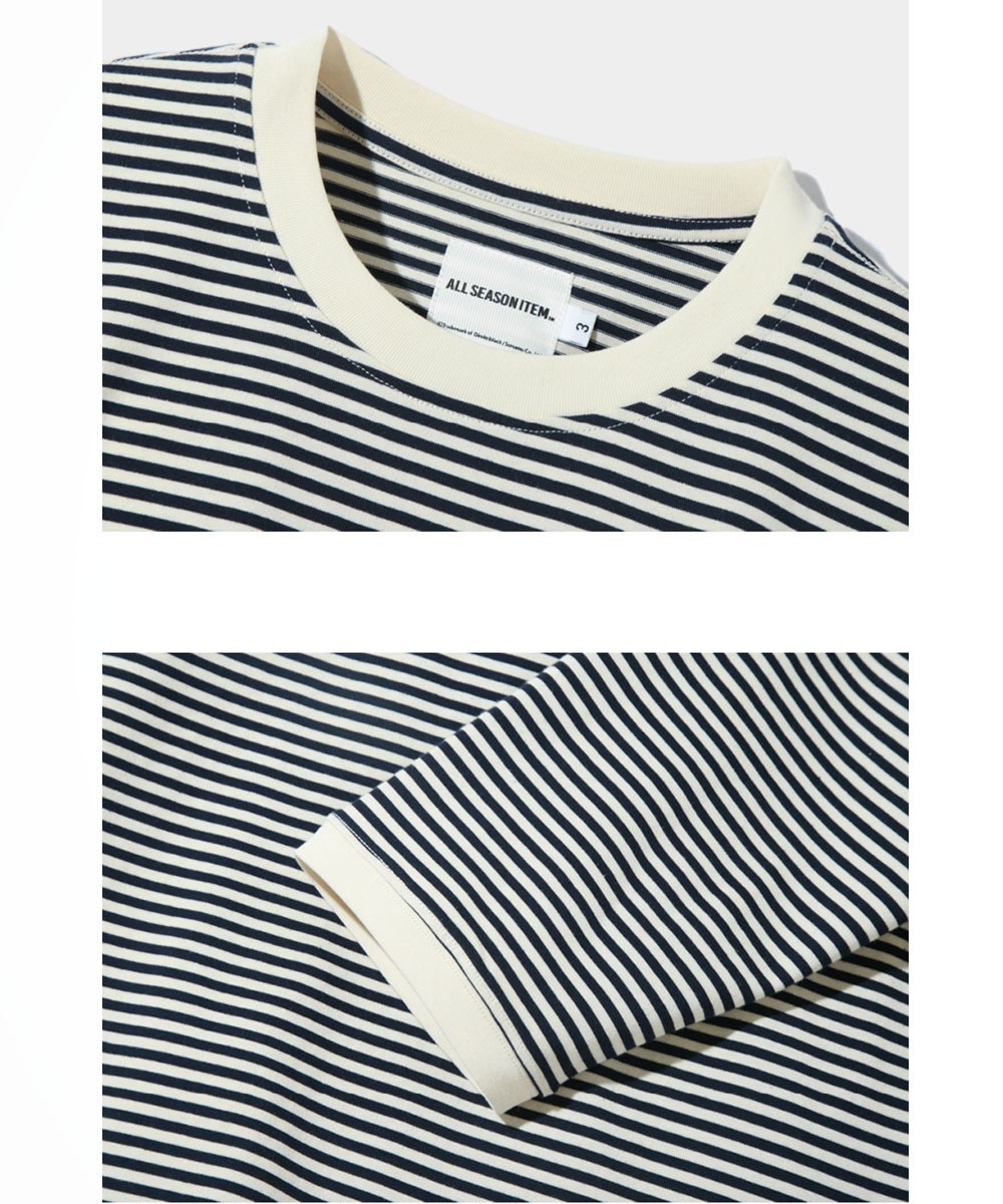 條紋長袖上衣 ASI LAYERING STRIPE RINGER T-SHIRT