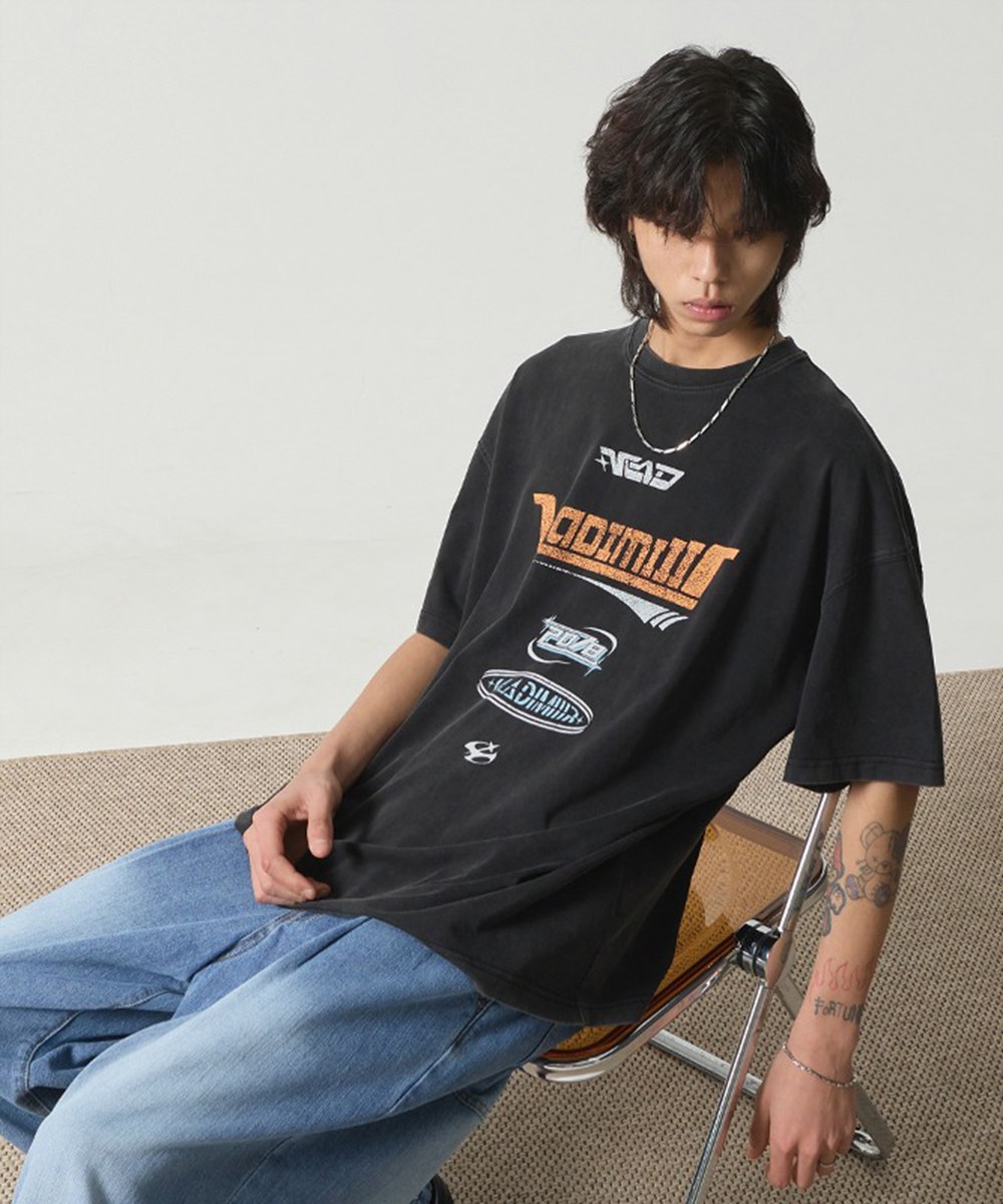 印花短袖上衣 PIGMENT VLAD HALF T-SHIRT