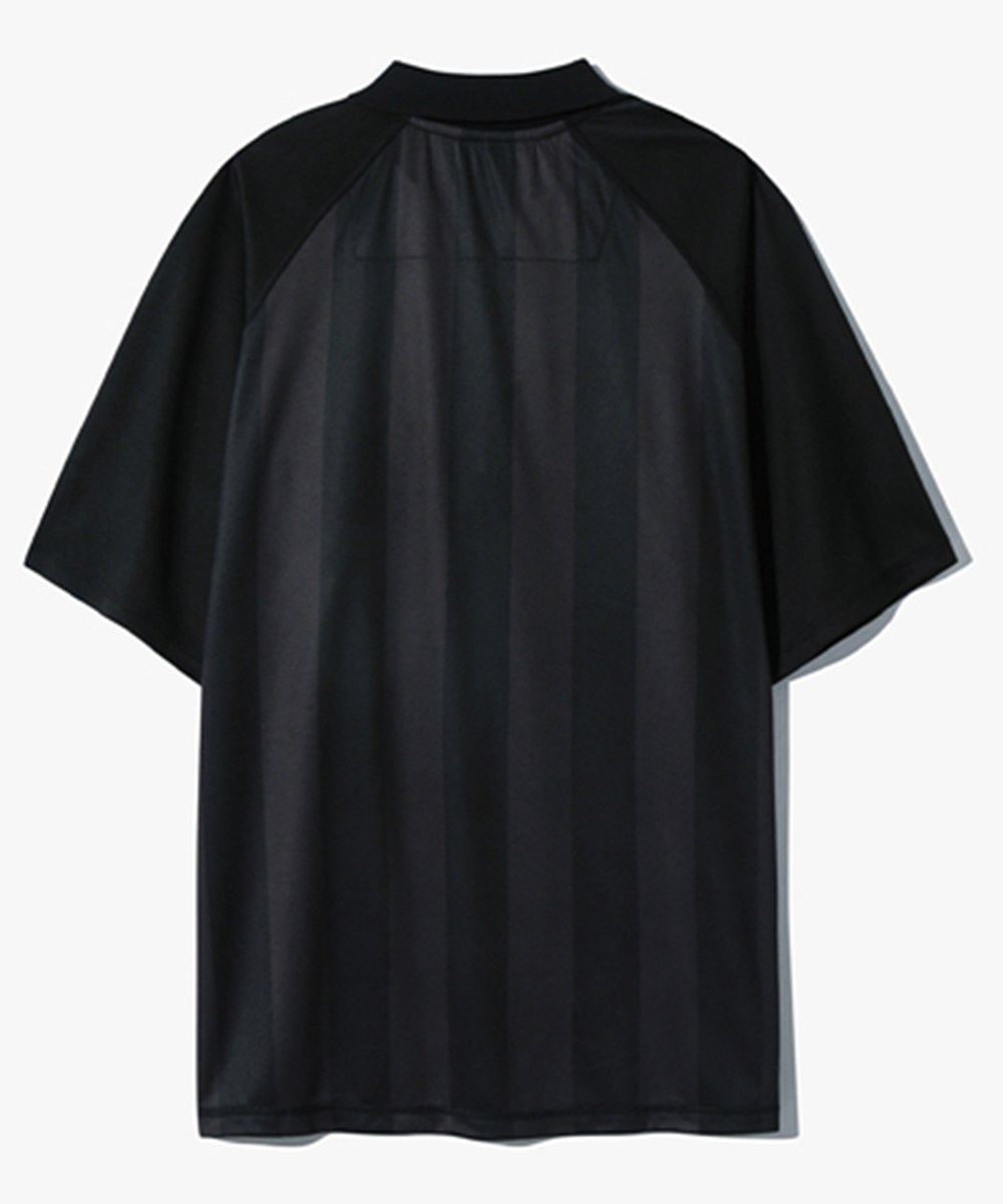 足球風格上衣 ARTWORK UNIFORM COLLAR HALF T-SHIRT