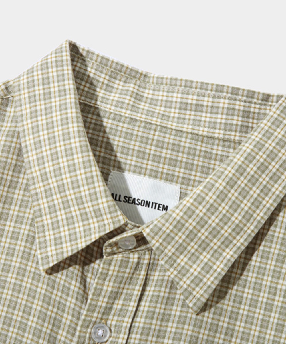 格紋襯衫 ASI ESSENTIAL FLAID CHECKERED SHIRT