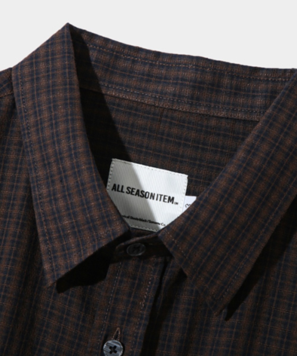 格紋襯衫 ASI ESSENTIAL FLAID CHECKERED SHIRT