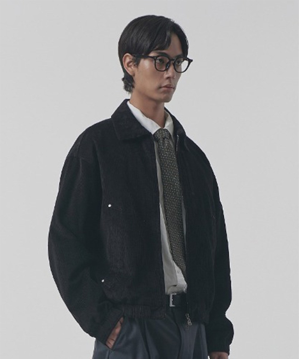 燈心絨外套 2WAY CROP CORDUROY DRIZZLER JACKET