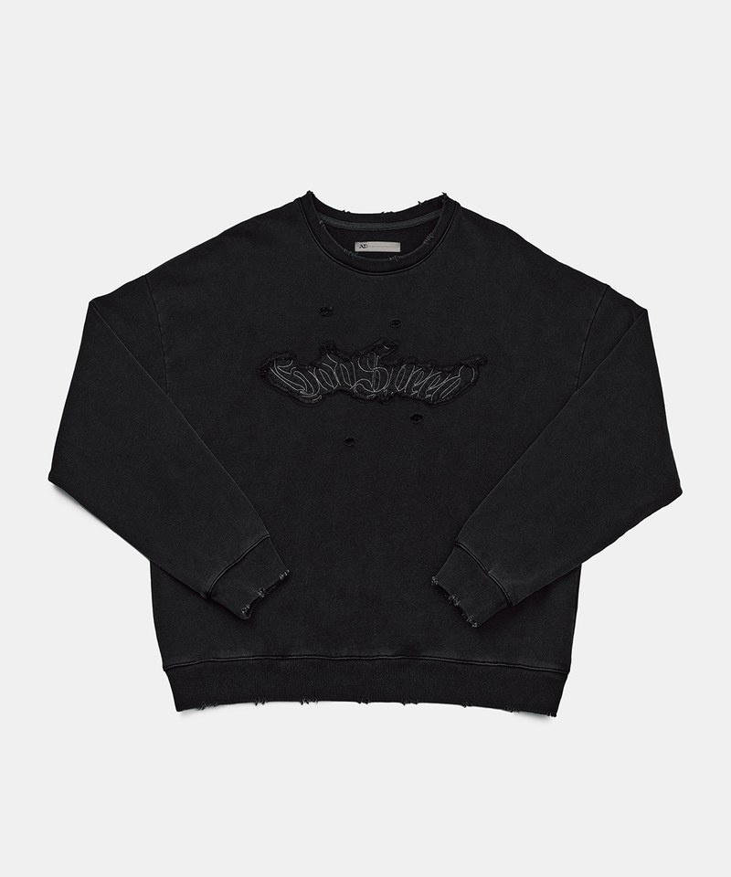 ANT9919-241 刺繡大學Tee Embroidered Sweater