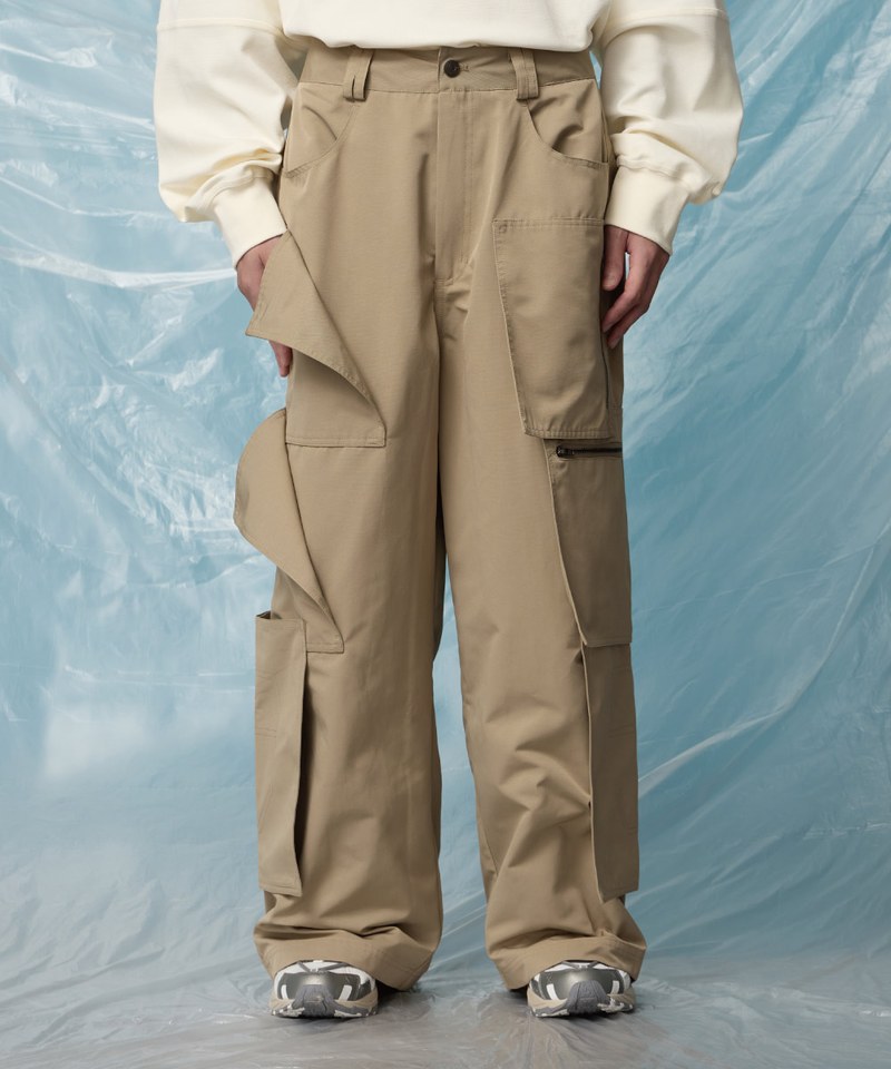 BKLB9902-242 多口袋長褲 Multiple Baggy Pants