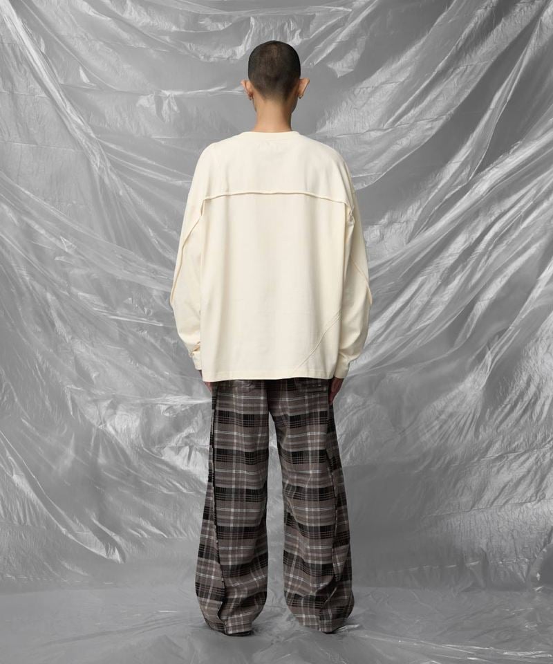 格紋剪裁長褲 Creepy Plaid Pants