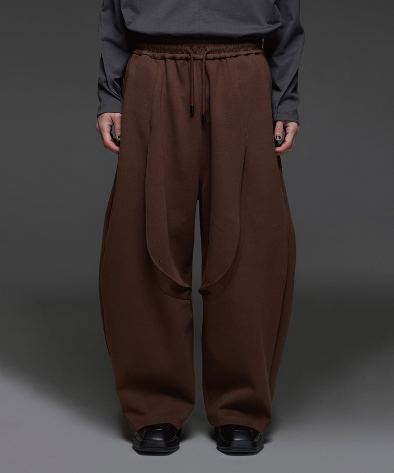 BKLB9917-242 弧線棉長褲 Curved Wide Pants