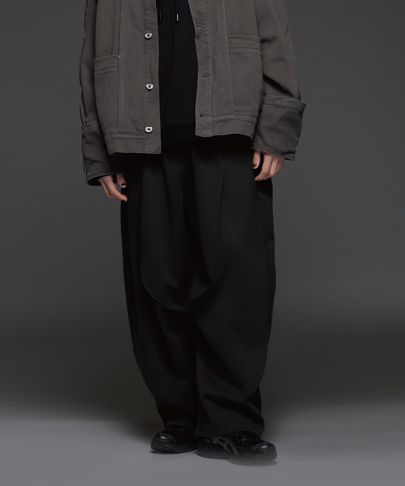 弧線棉長褲 Curved Wide Pants