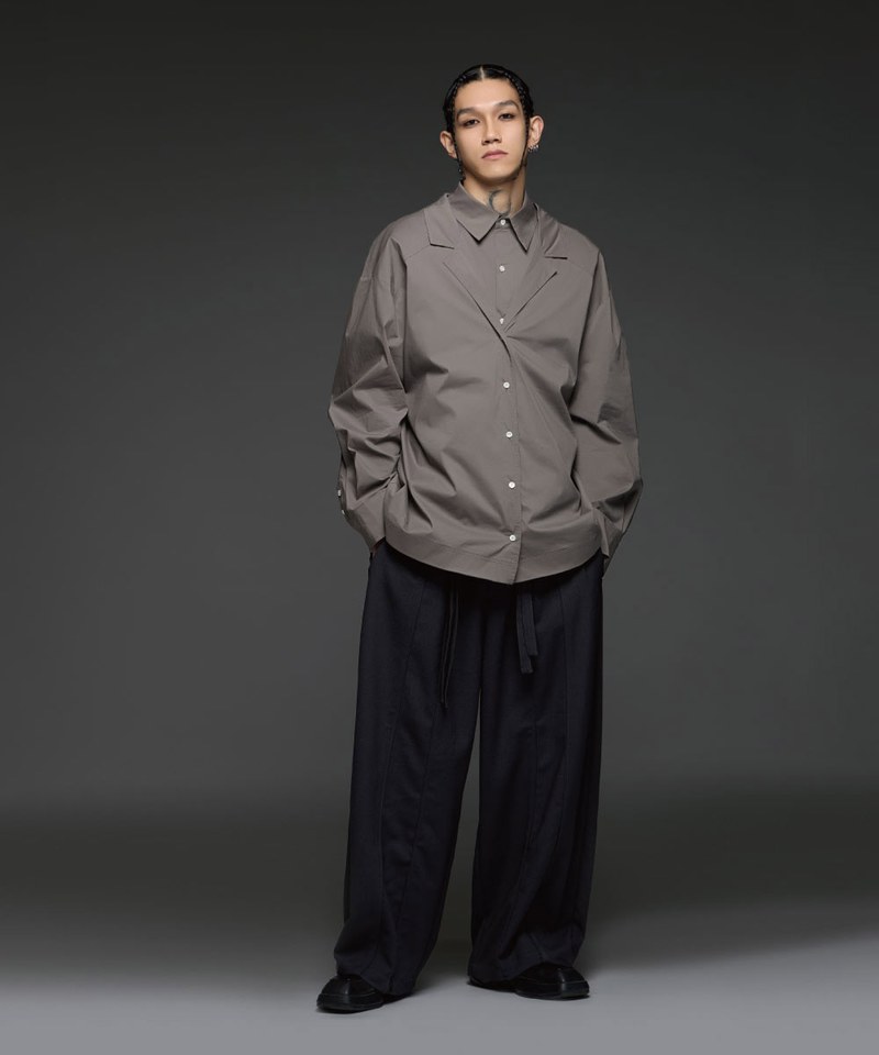 綁帶西裝長褲 Baggy Suit Pants