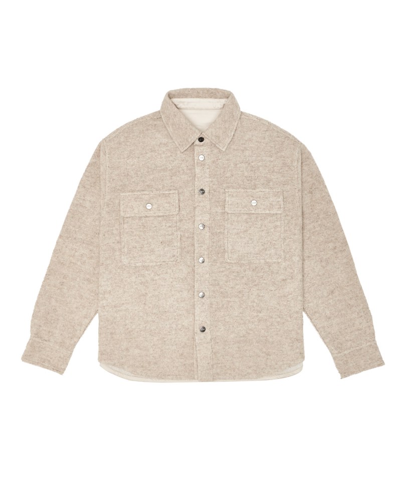 羊毛混織襯衫 Button-Up Wool Shirt