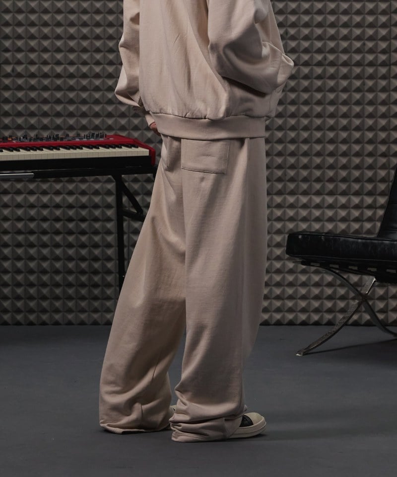 寬版長棉褲 Wide Sweatpants