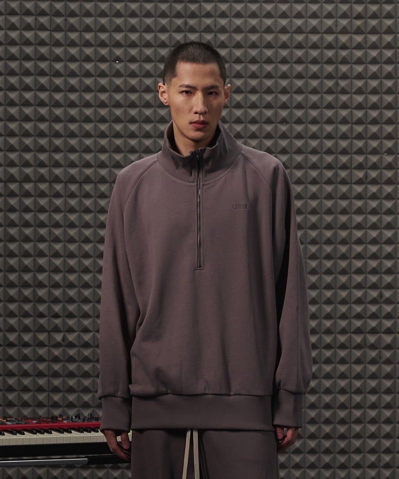 拉鏈大學Tee Half-Zip Sweatshirt