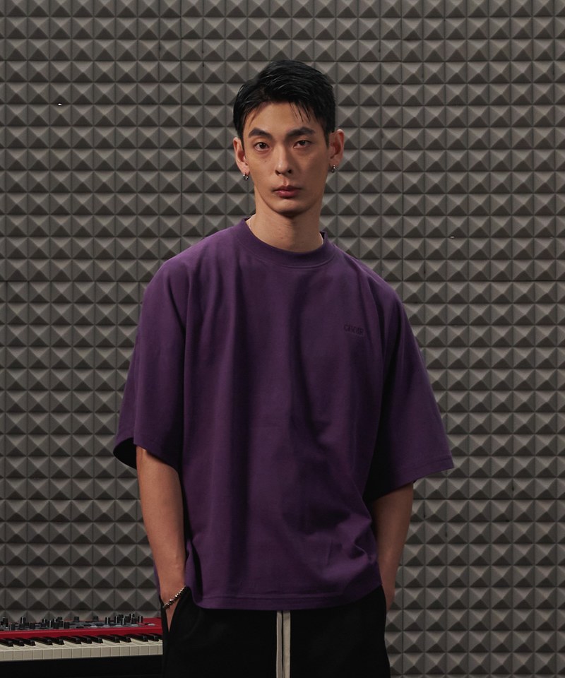 高領短袖 High Collar Tee