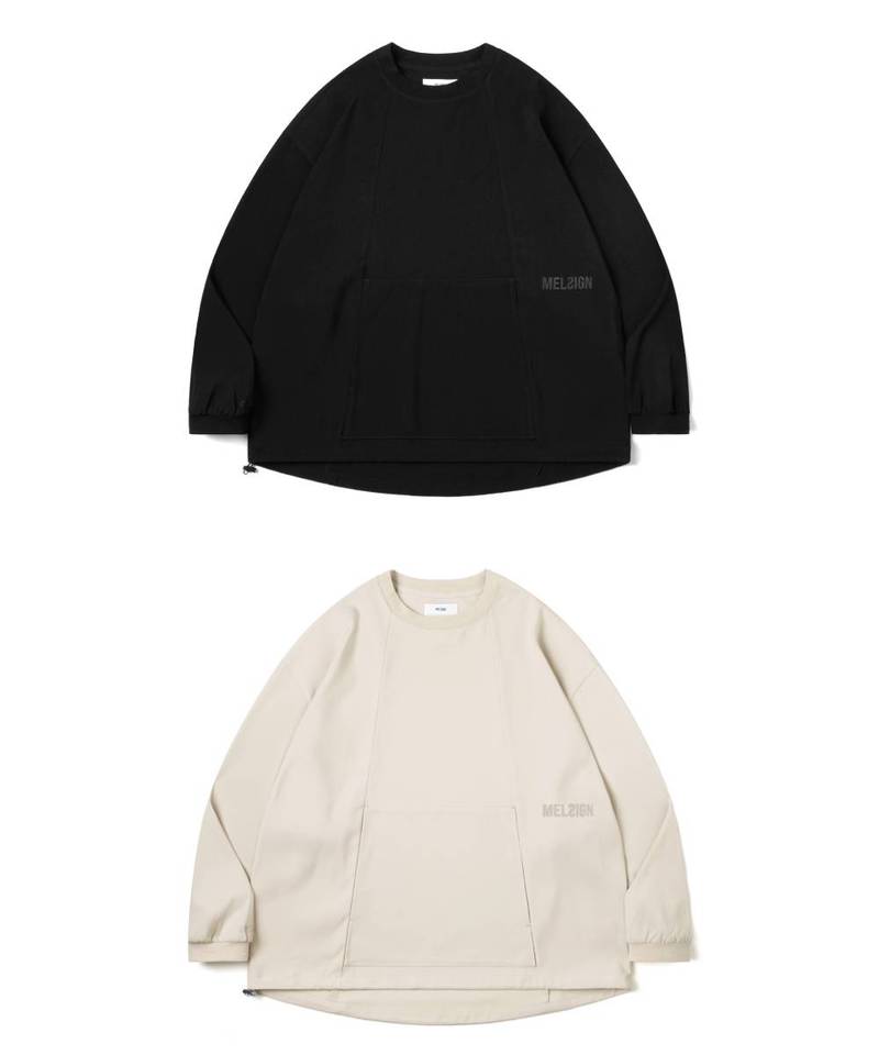 CRV0090-242 “ASAP” Oversized Tech Crewneck 機能拼接上衣