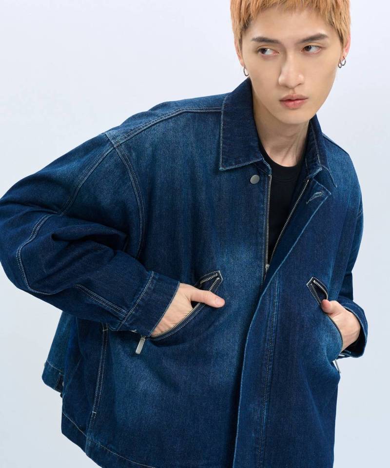 “Paid Time Off” Denim Jacket 丹寧外套