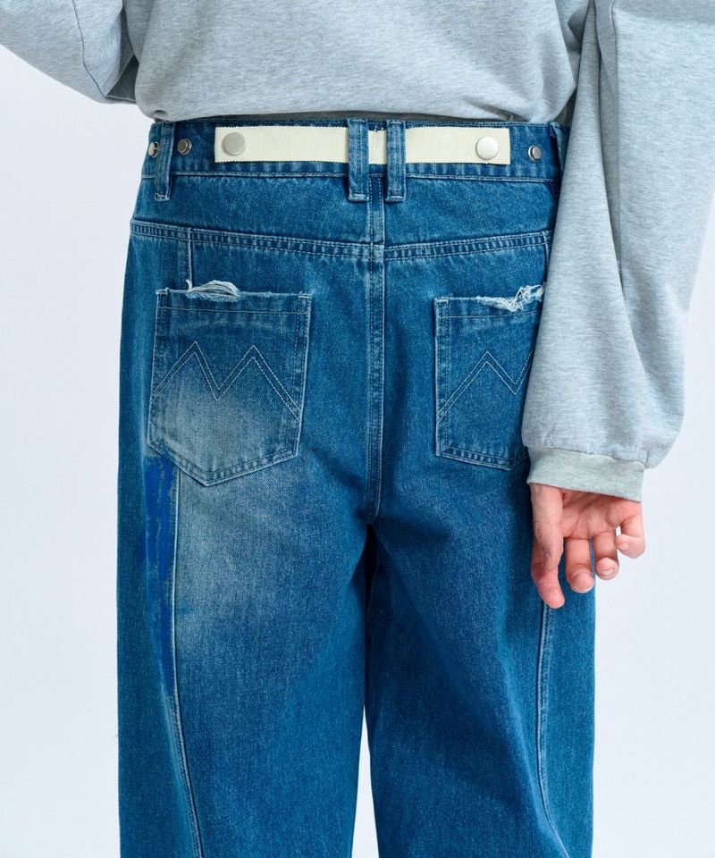 “Paid Time Off”Denim Jeans 丹寧褲