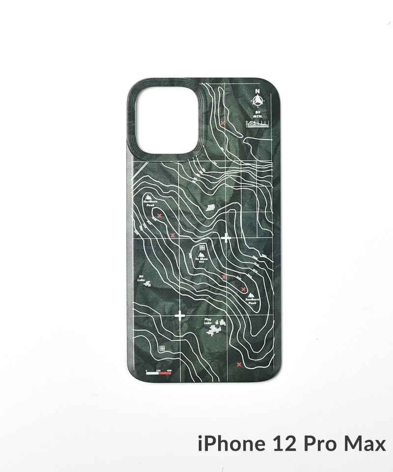 WanderCase Backplate for iPhone 等高線