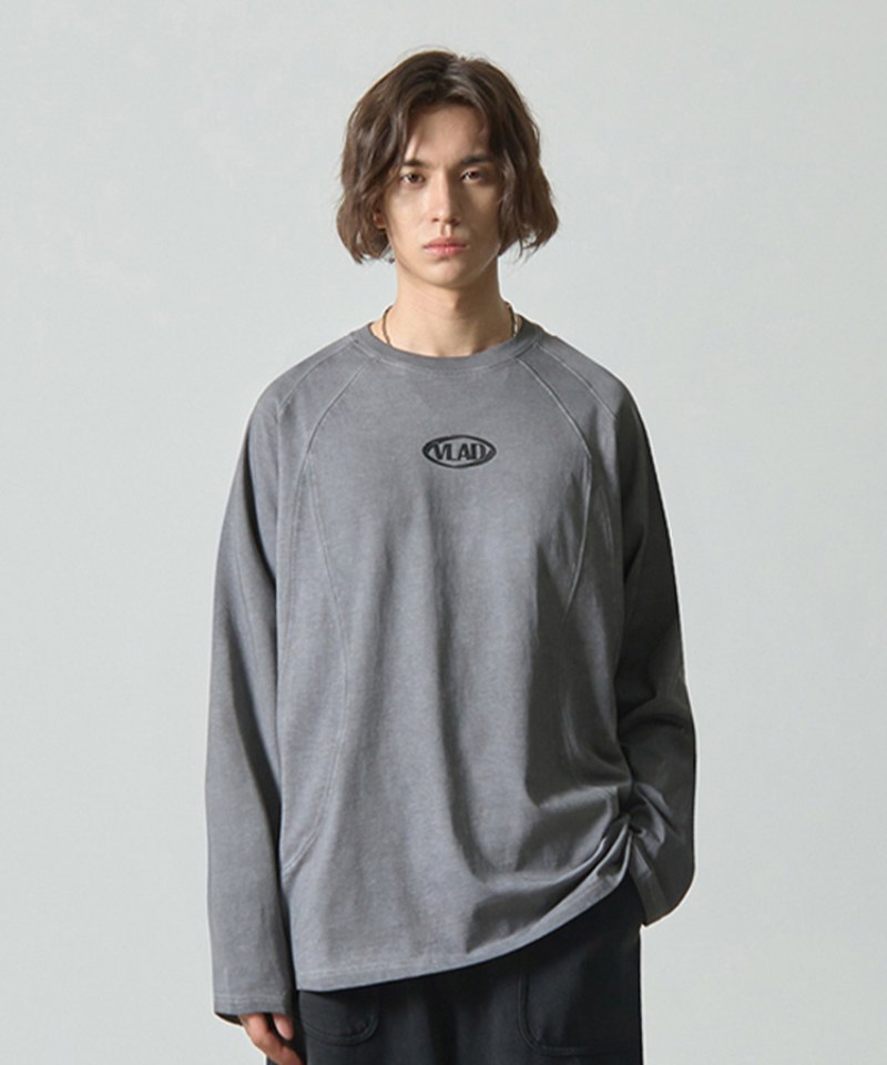 長袖上衣 VLAD PIGMENT SLASH LONG SLEEVE T-SHIRT