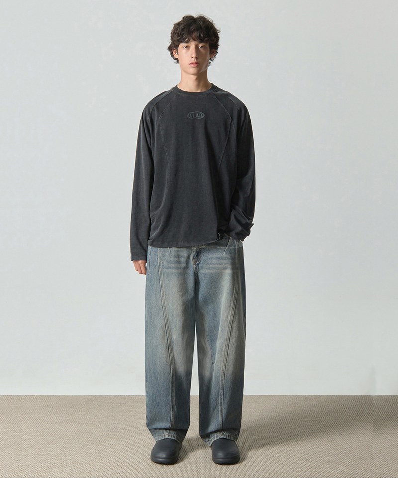 DMB0107-242 長袖上衣 VLAD PIGMENT SLASH LONG SLEEVE T-SHIRT