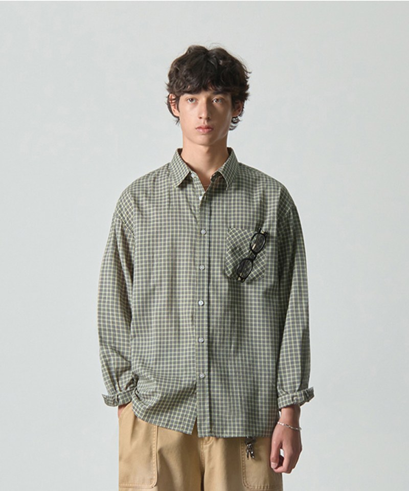 格紋襯衫 ASI ESSENTIAL FLAID CHECKERED SHIRT