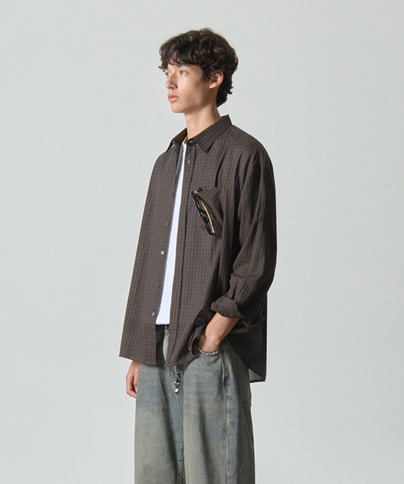 DMB0231-242 格紋襯衫 ASI ESSENTIAL FLAID CHECKERED SHIRT