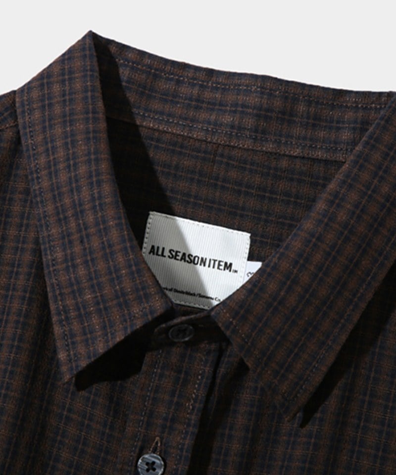 格紋襯衫 ASI ESSENTIAL FLAID CHECKERED SHIRT