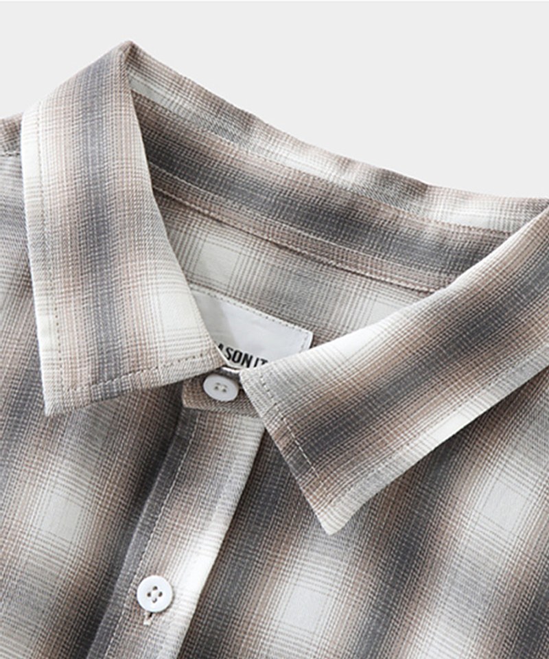 DMB0232-251 格紋襯衫 FOUR SEASONS OMBRE CHECK SHIRT