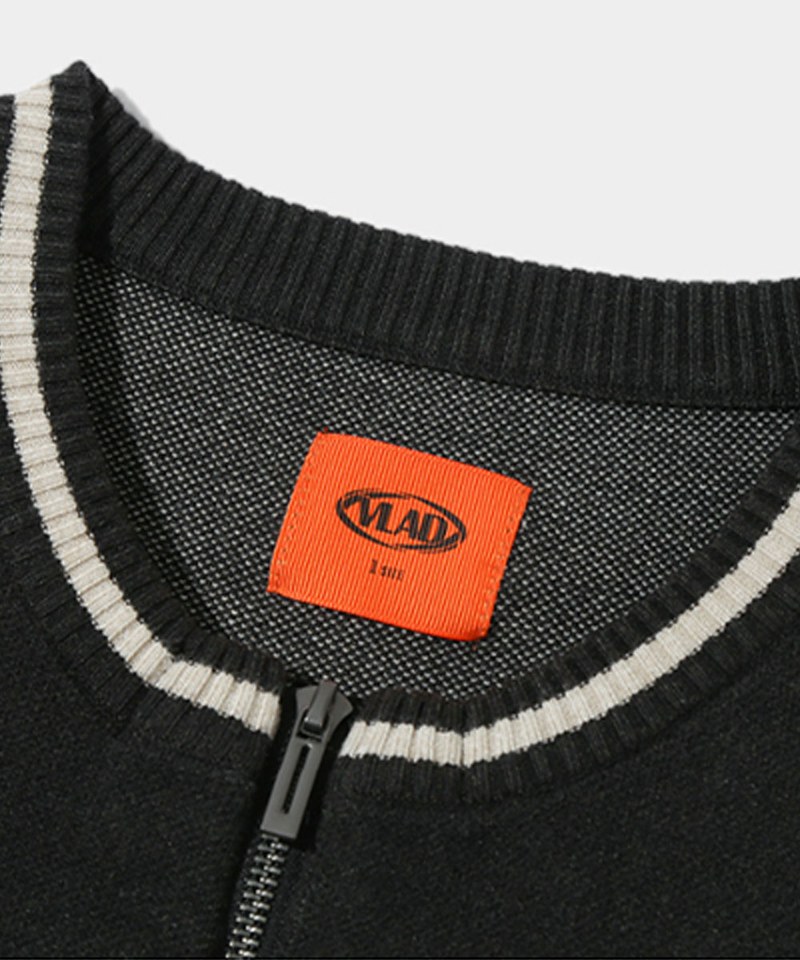 拉鍊針織衫 2WAY RAGLAN ARTWORK ZIP-UP KNIT