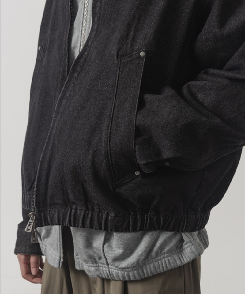 牛仔外套 2WAY CROP DENIM BLOUSON JACKET