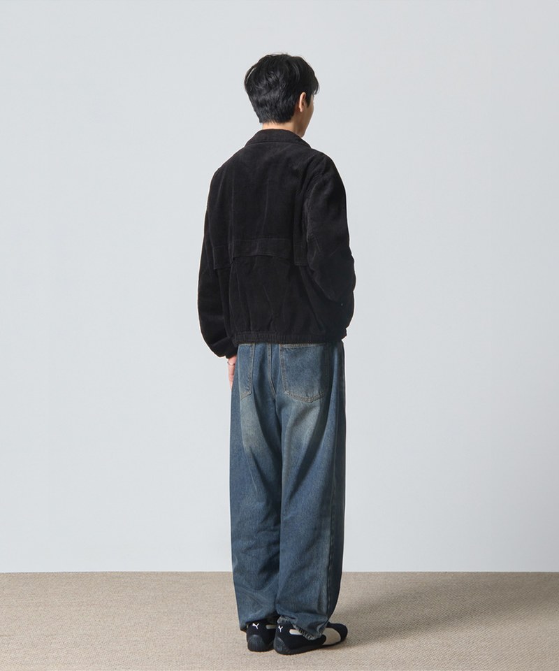 燈心絨外套 2WAY CROP CORDUROY DRIZZLER JACKET