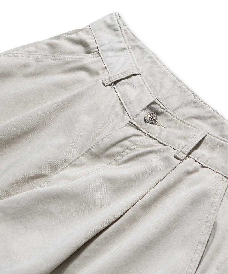 降落傘長褲 ONE-TUCK PARASUIT CARGO COTTEN PANTS