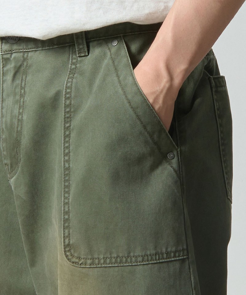 DMB1617-242 水洗休閒長褲 ESSENTIAL FADE WASHING FATIGUE PANTS