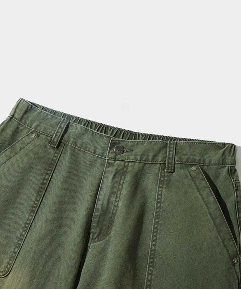 DMB1617-242 水洗休閒長褲 ESSENTIAL FADE WASHING FATIGUE PANTS