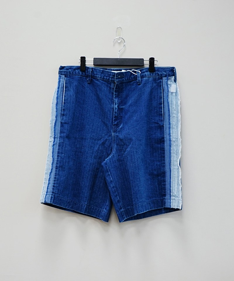 FDM1710-241 SIDE OBI SHORT PANTS 3YR WASH